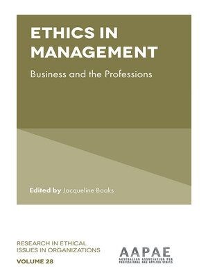 cover image of Ethics in Management